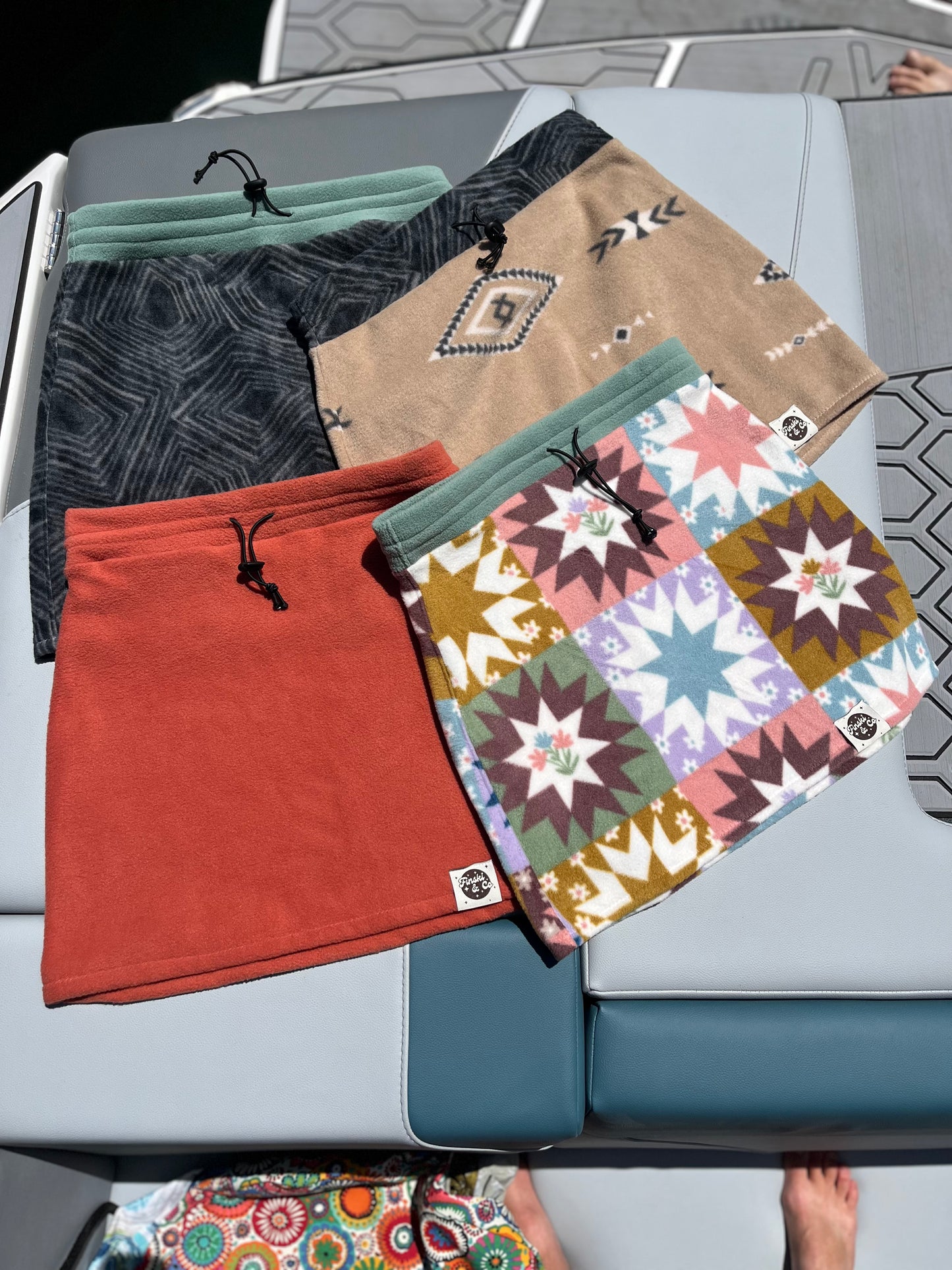 23. Fleece skirts