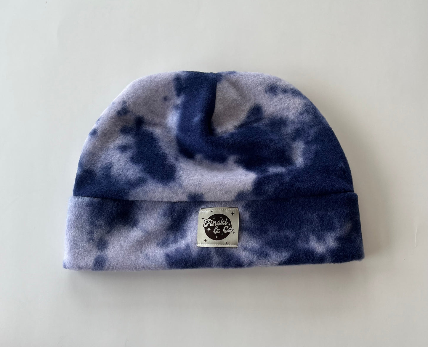 purple tie die BC hat