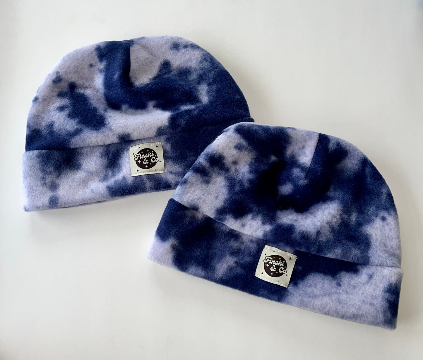 purple tie die BC hat